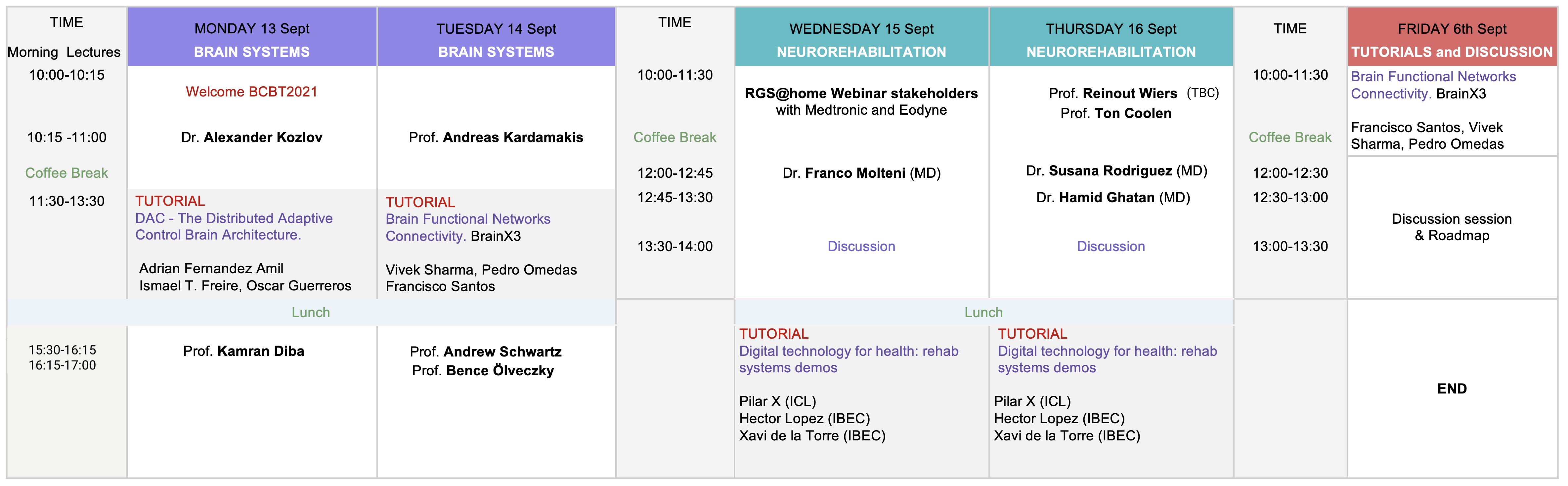 BCBT-2021-SCHEDULE_v4 TALKS SCHEDULE Week1 02-06 September